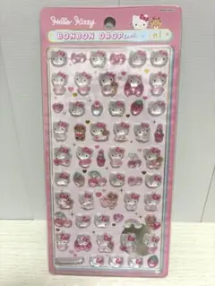 【正規品】サンリオハローキティ ボンボンドロップシール　ミニ　ピンク