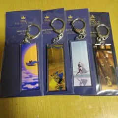 PRINCESSアクリルキーホルダー Disney4個セット「新品未開封」