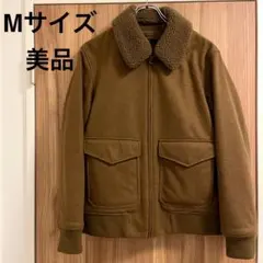 美品 名作 エリボアショートブルゾン ユニクロ M オンライン限定 ショート丈