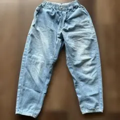 ブランシェス　ガーデナーテーパードデニムパンツ