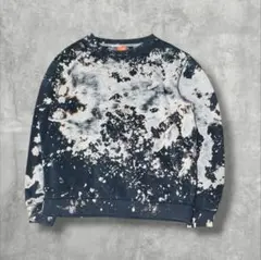 【希少】NIKE ユニセックス ブリーチ加工 スウェット 黒