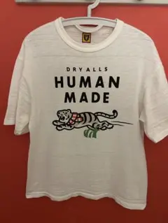 【希少3XLサイズ】ヒューマンメイド タイガープリント バックロゴ Tシャツ 白 希少3XLサイズ】ヒューマンメイド タイガープリント バックロゴ