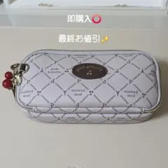 未使用・即購入️⭕️pom ponette junior モノグラム柄ペンポーチのサムネイル