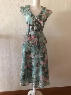 ローラアシュレイ♡花鳥プリントのセットアップ