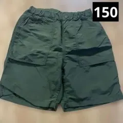 ユニクロ　ギアショートパンツ（水陸両用）　オリーブ　緑色　150センチ