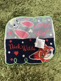 ディズニー　ズートピア　ハンドタオル　タオル　ジュディ　ニック　ズートピア2
