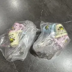 サンリオキャラクターズ　レトロミニチュアチャーム　けろけろけろっぴコップ×2