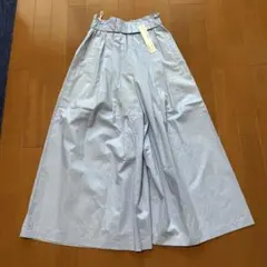 定価28000円　新品　ライトブルー ワイドパンツ　36 ELLEショップ