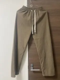 ブラウン ワイドパンツ 裏起毛