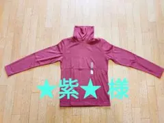 UNIQLO ヒートテック フリース タートルネックT 19 Wine XS