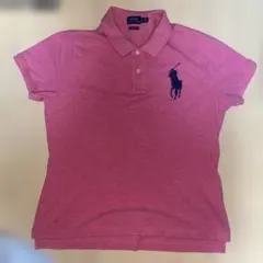 Polo Ralph Lauren ポロシャツ ピンク L ビックポニー
