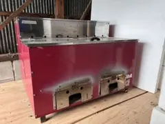 アサヒサンレッド 焼き芋機　AY-1500 LPガス ガスコンロ2台付きのサムネイル