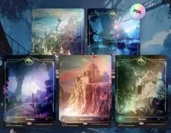 MTG secret lair 基本土地foil 5枚セット 基本土地5種(平地/島/沼/山/森) Foil Secret Lair MTG - メルカリ