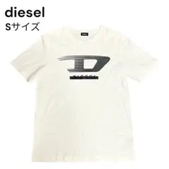 DIESEL ディーゼル Dロゴ Tシャツ 白 Sサイズ