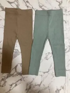 最終価格！（新品未使用）韓国子ども服レギンス　2枚セット