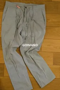 GERMANO ストライプ スラックス 46 イタリア製のサムネイル