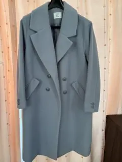 OLIVE des OLIVE ブルーグレー ロングコート