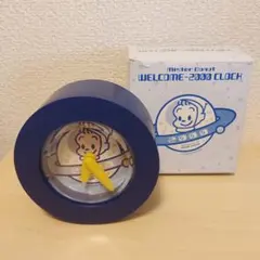 オサムグッズ　置き時計　ミスタードーナツ　ノベルティー　ブルー