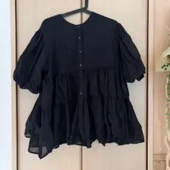 paper Louise blouse/black - メルカリ