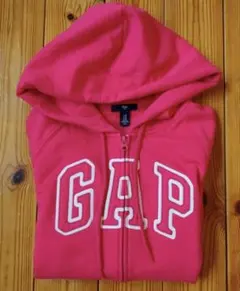GAP フルジップ パーカー XS ピンク