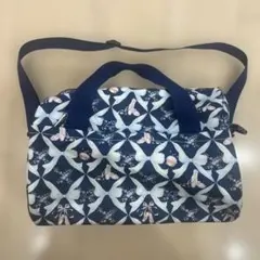 チャコット キッズバッグ レッスンバッグ ショルダーバッグ　 ネイビーのサムネイル