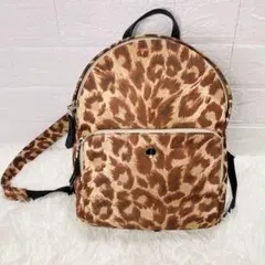 【最終価格】ケイトスペード KATE SPADE レオパード リュック