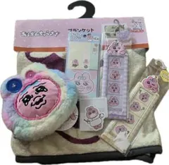 おぱんちゅうさぎグッズ6点ブランケット・ポーチ・ステッカー・ふせん・キーホルダー