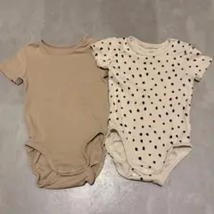 h&m ベビー半袖ロンパース