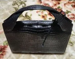 【JRA認定美品】クロコダイルハンドバッグ