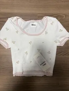 Bibiy. 花柄トップス　半袖 未使用タグ付き