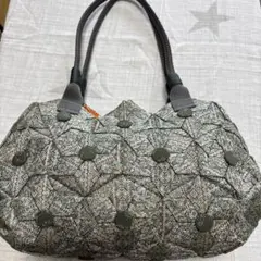ハンドメイドバック　手提げバック　着物リメイク　折り紙キルト　パッチワーク