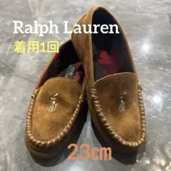 【極美品】polo Ralph Laurenモカシン23㎝
