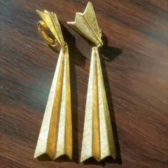 ゴールド ロングスタイル イヤリング