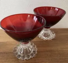 ベネチアンガラス美術品工芸品ムラーノガラスペア人形赤金彩 - メルカリ