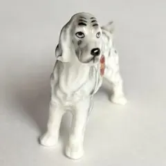 一枝庵 林沐雨 沐雨作 陶器 置物 犬 イングリッシュセッター