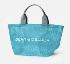 新品　限定 DEAN & DELUCA メッシュトートバッグ ターコイズブルーのサムネイル