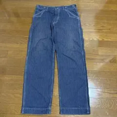 schottヒッコリーストライプ ワークパンツ - メルカリ