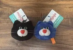 mojojojo フェイスポーチ　BC3 黒猫　青猫