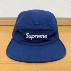 Supreme Canvas Camp Cap ブルー 12ss