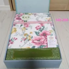 ROYAL MORNING 綿毛布 花柄　ピンク