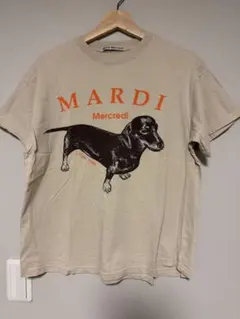 MARDI 犬イラスト Tシャツ　紗栄子コラボ　レア　希少 MARDI 犬イラスト 紗栄子コラボ プードル 半袖 Tシャツ - メルカリ