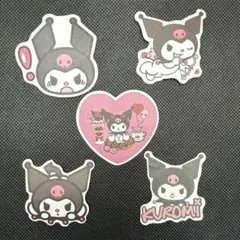 防水ステッカー　【5枚セット】　クロミちゃん　シリーズ　KM-001