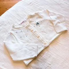 familiar カーディガン サイズ80 ホワイト