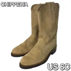 CHIPPEWA スエード ペコスブーツ US 6C　チペワ レディース USAのサムネイル