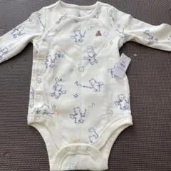 GAPクマ柄 長袖ロンパース 70