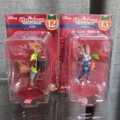 2025ディズニークリスマスオーナメントHAPPYくじ　ニック&ジュディ