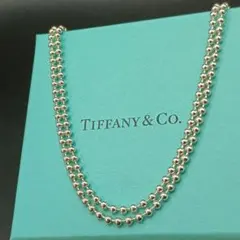 【美品】✨ティファニー✨ ロングボールチェーン 88cm SILVER925のサムネイル