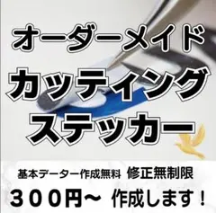 専用車　オーダーメイドカッティングステッカー作成　カー　車　専用車　88