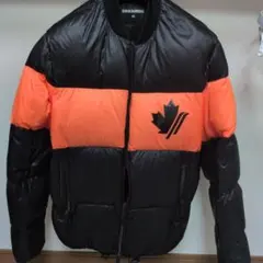 DSQUARED2 ダウンジャケット 46 黒/オレンジ