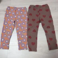 BREEZE キッズ レギンス 2枚セット保育園着 100cm
